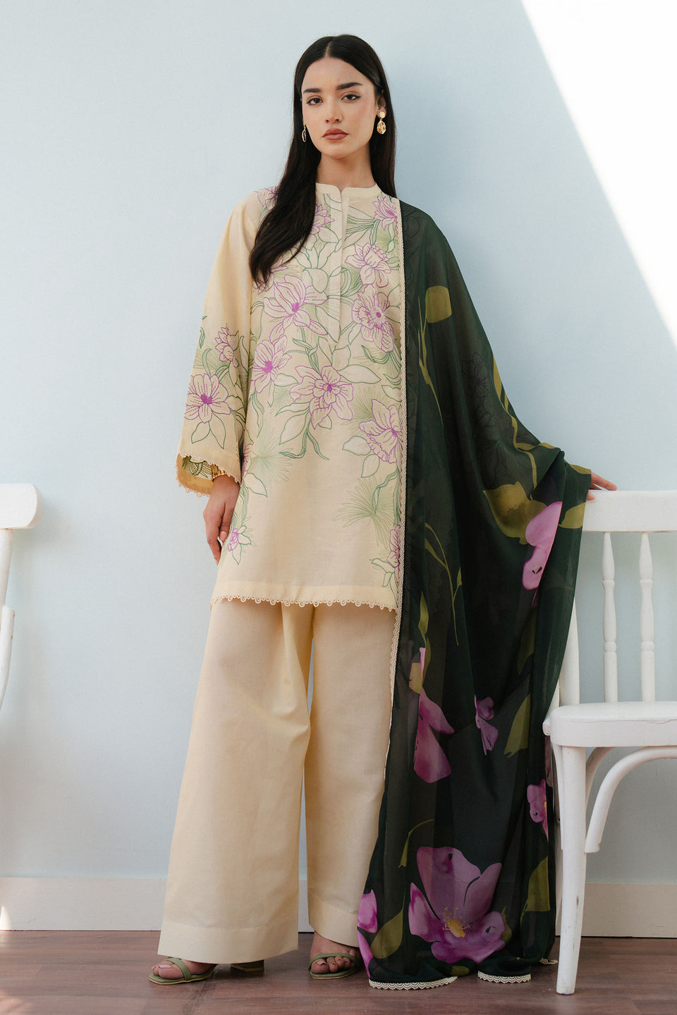 Zara Shahjahan | Coco Lawn 25 | BLOOM-1B - House Of Zarish
