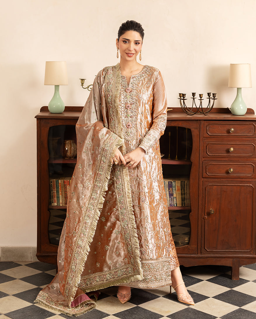 Mushq | Sunehri Lama Silk | Bakht