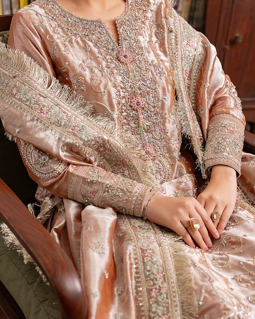 Mushq | Sunehri Lama Silk | Bakht
