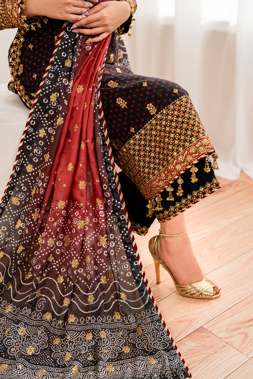 Baroque | Velvet Formals | CHIFFON UF-683 - House Of Anaya