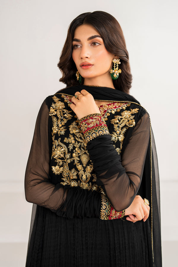 Baroque | Luxury Pret 24 | CRUSH CHIFFON PR-992 - House Of Anaya