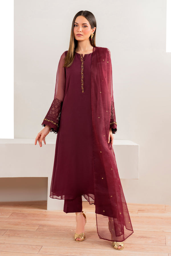 Baroque | Luxury Pret 24 | CHIFFON PR-981 - House Of Anaya