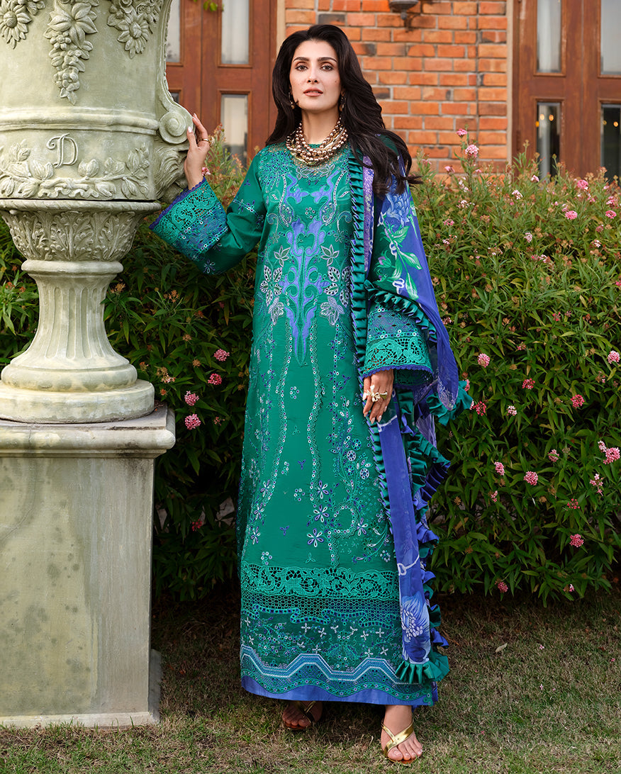 Mushq | Amoi Luxury Lawn | Blooming Romance