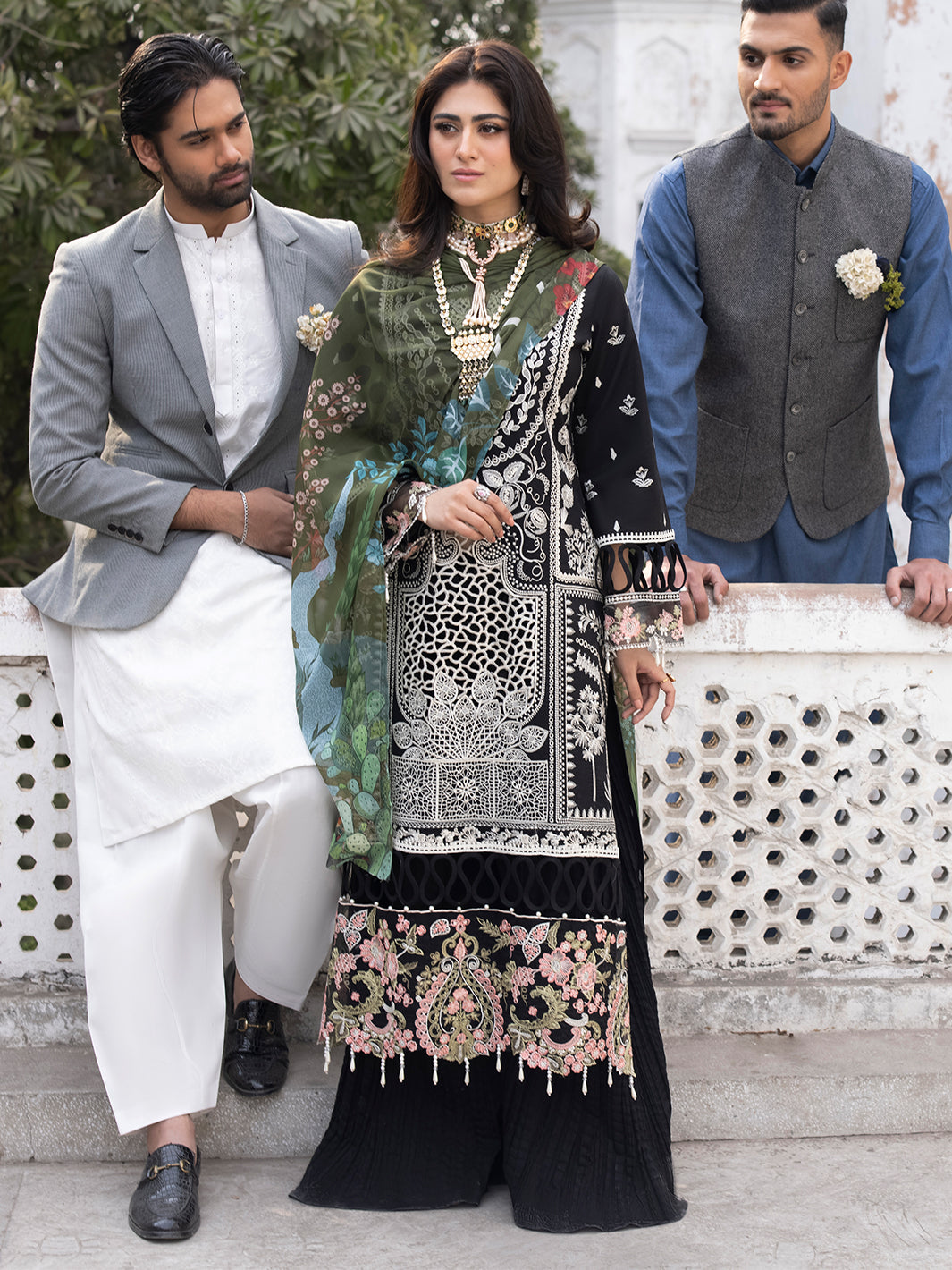 Mahnur | Mahrukh Luxury Lawn 24 | CAMELIA - House of Zarish