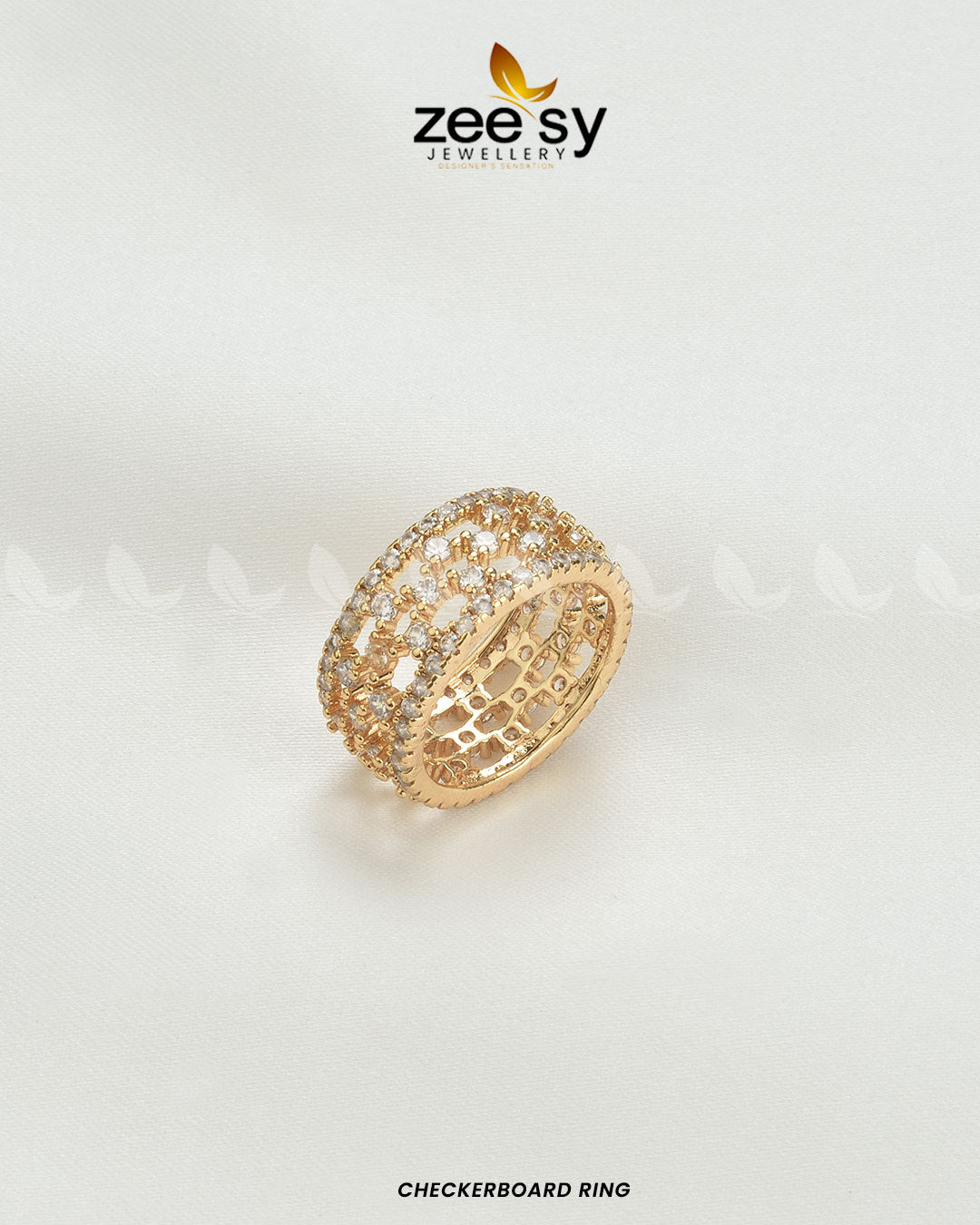 Checkerboard Ring - House Of Zarish