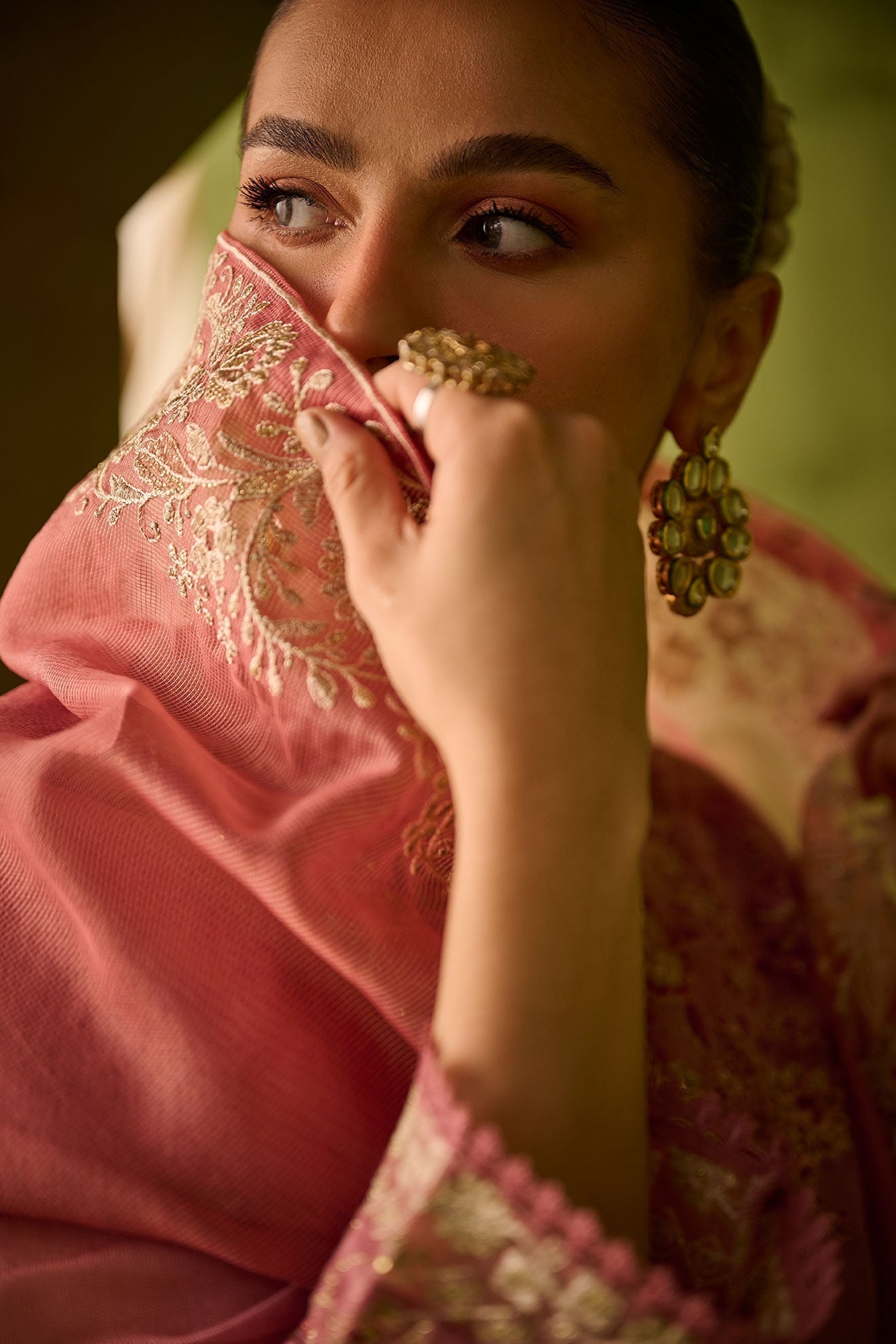 Dhanak | Festive Formals | SS24DU-3193 PINK 3Pcs - House Of Anaya