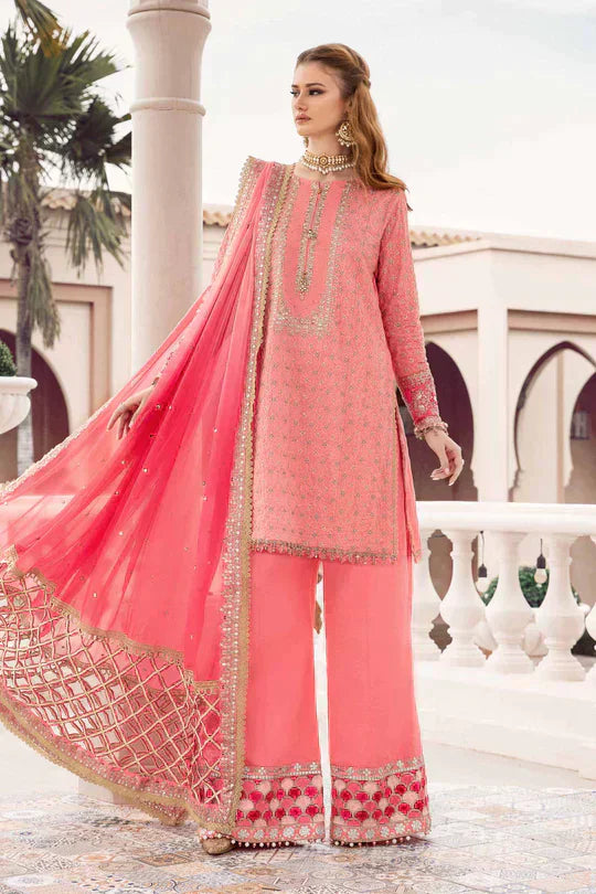 Maria B | Sateen Formals 23 | Candy Pink CST-701 - House Of Anaya