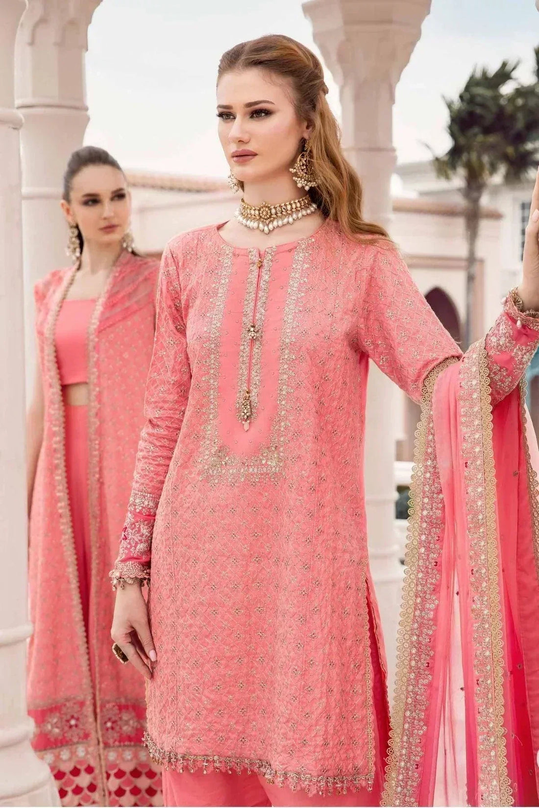 Maria B | Sateen Formals 23 | Candy Pink CST-701 - House Of Anaya