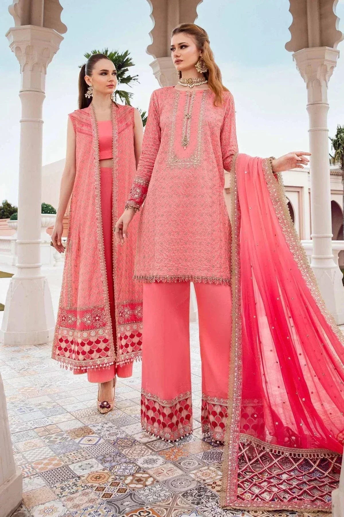 Maria B | Sateen Formals 23 | Candy Pink CST-701 - House Of Anaya