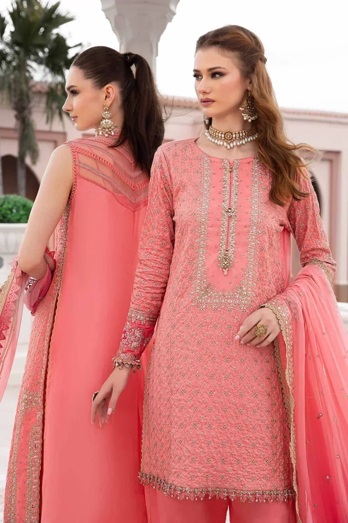 Maria B | Sateen Formals 23 | Candy Pink CST-701 - House Of Anaya
