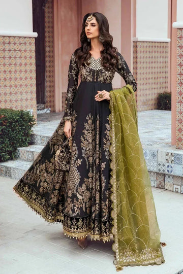 Maria B | Sateen Formals 23 | Black CST-703 - House Of Anaya