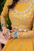 Maria B | Sateen Formals 23 | Yellow CST-705 - House Of Anaya