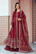 Maria B | Sateen Formals 23 | Maroon CST-708 - House Of Anaya