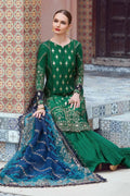 Maria B | Sateen Formals 23 | Emerald Green CST-711 - House Of Anaya