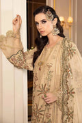 Maria B | Sateen Formals 23 | Beige CST-712 - House Of Anaya