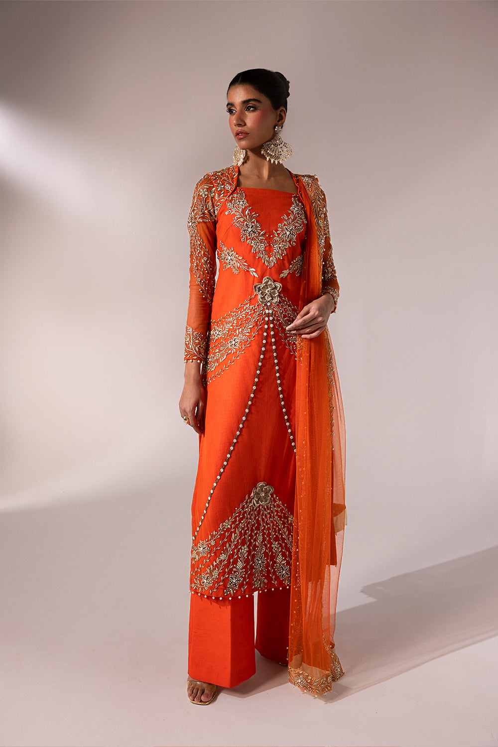 Caia | Regine Luxury Formal23 | TANGERINE - House of Zarish
