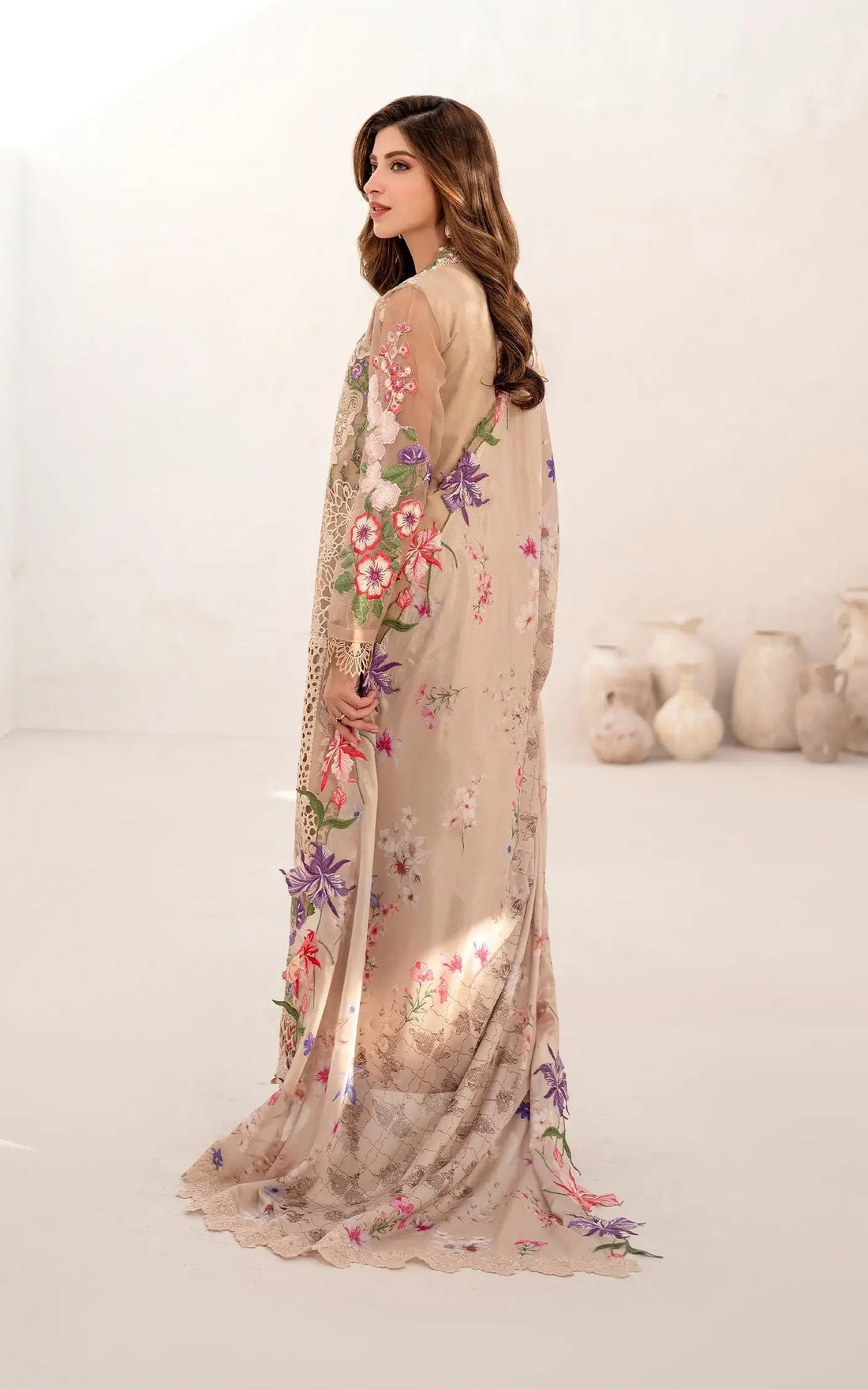 Asifa and Nabeel | Azalia Summer 25 | Carnation (AZL25-09) - House Of Zarish