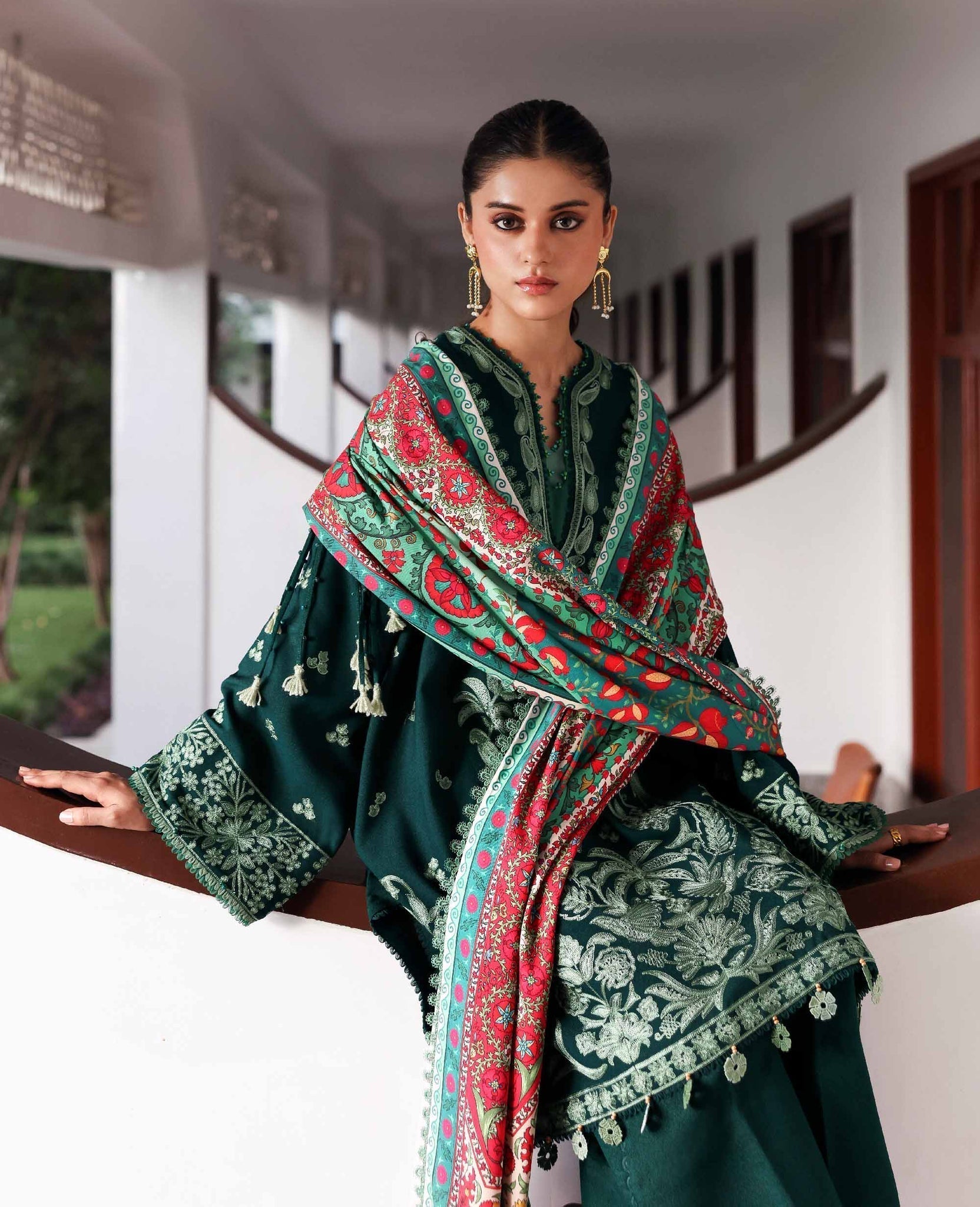 Republic Womenswear | Amaris Luxury Shawl 25 | Celeste