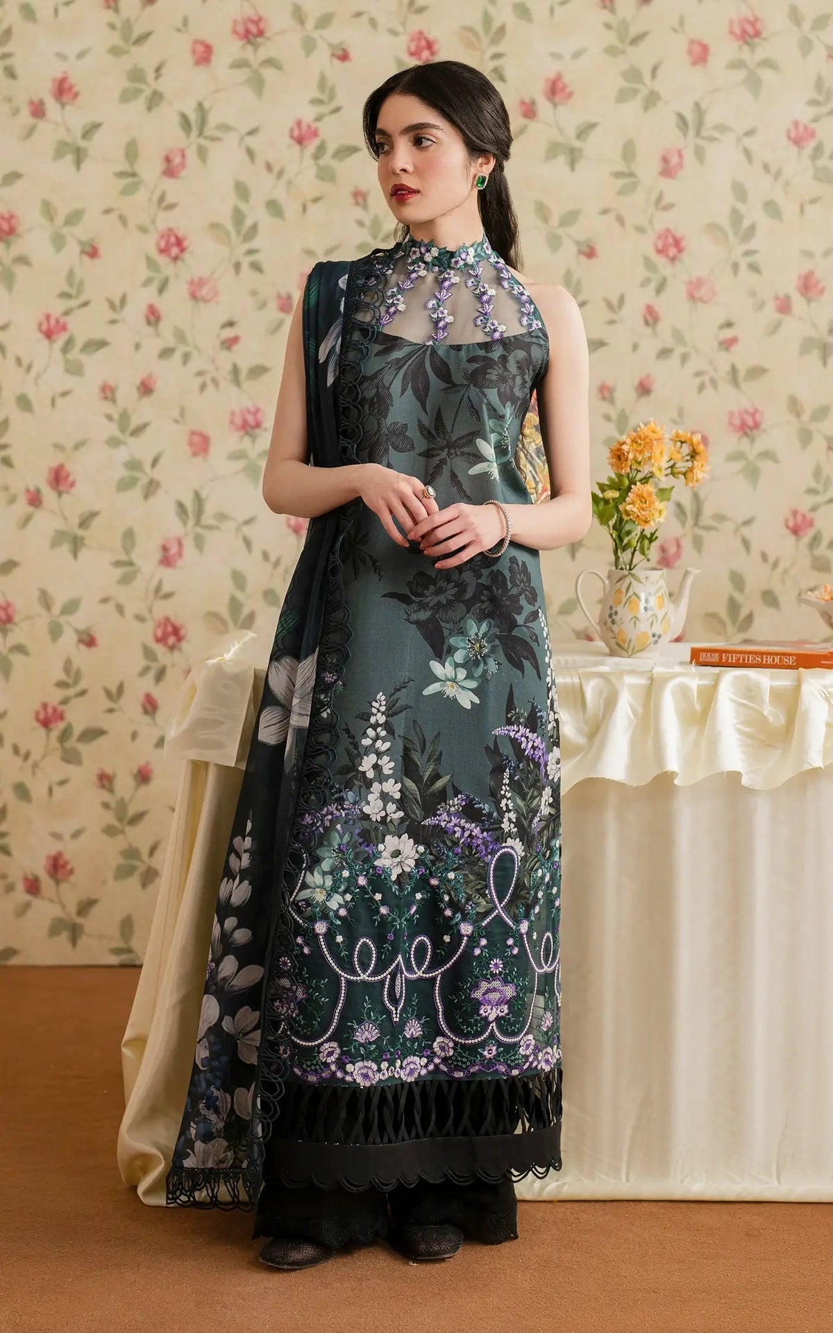 Asifa and Nabeel | Meraki Vintage 25 | Chandi Raatain (MVL25-12) - House Of Anaya