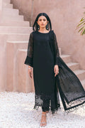 Azure | Embroidered Ensembles 3 Pcs | Charcoal Charm - House of Zarish