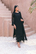 Azure | Embroidered Ensembles 3 Pcs | Charcoal Charm - House of Zarish