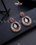 Cluster Zircons Earrings - House Of Zarish