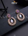 Cluster Zircons Earrings - House Of Zarish