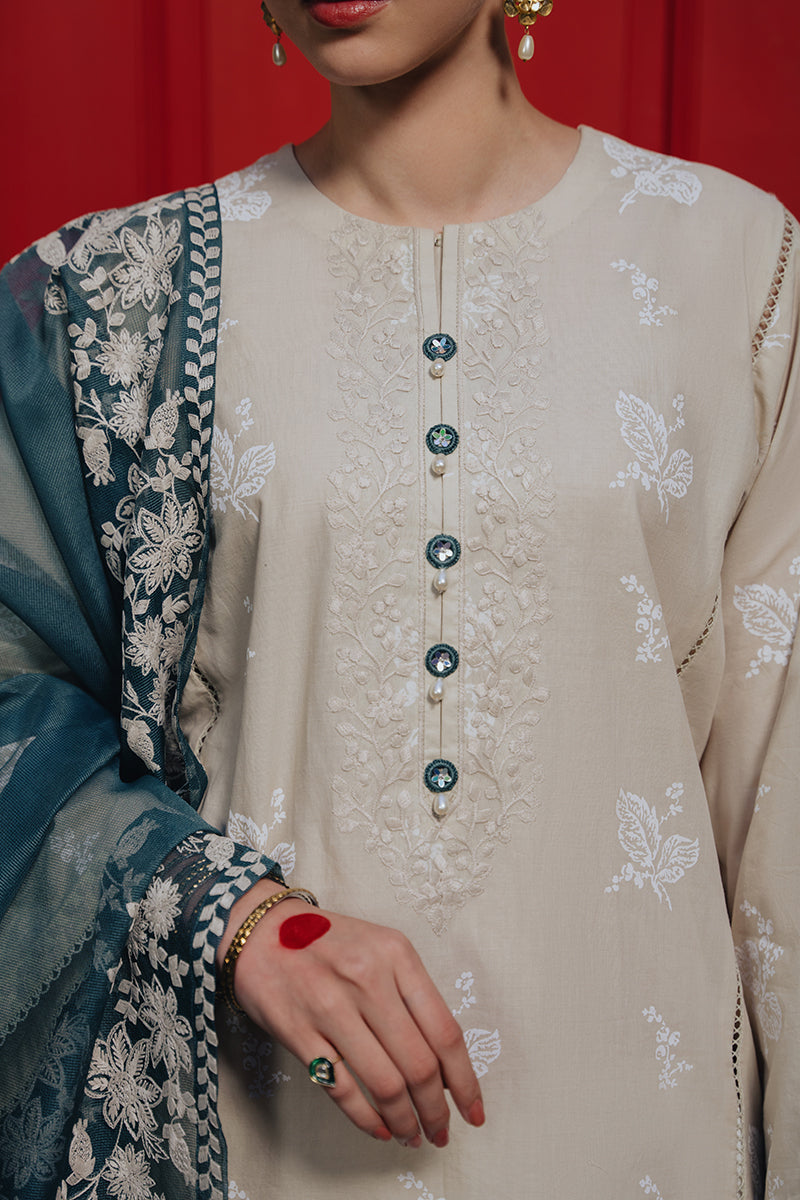 Cross Stitch | Eid Collection | DESERT SAGE - House Of Anaya