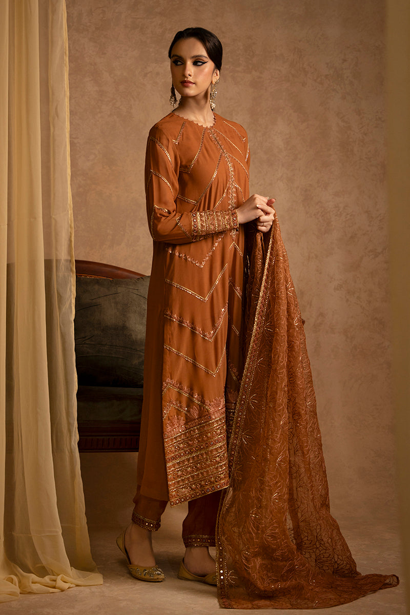 Cross Stitch | Eid Collection | AMBER GOLD - House Of Anaya