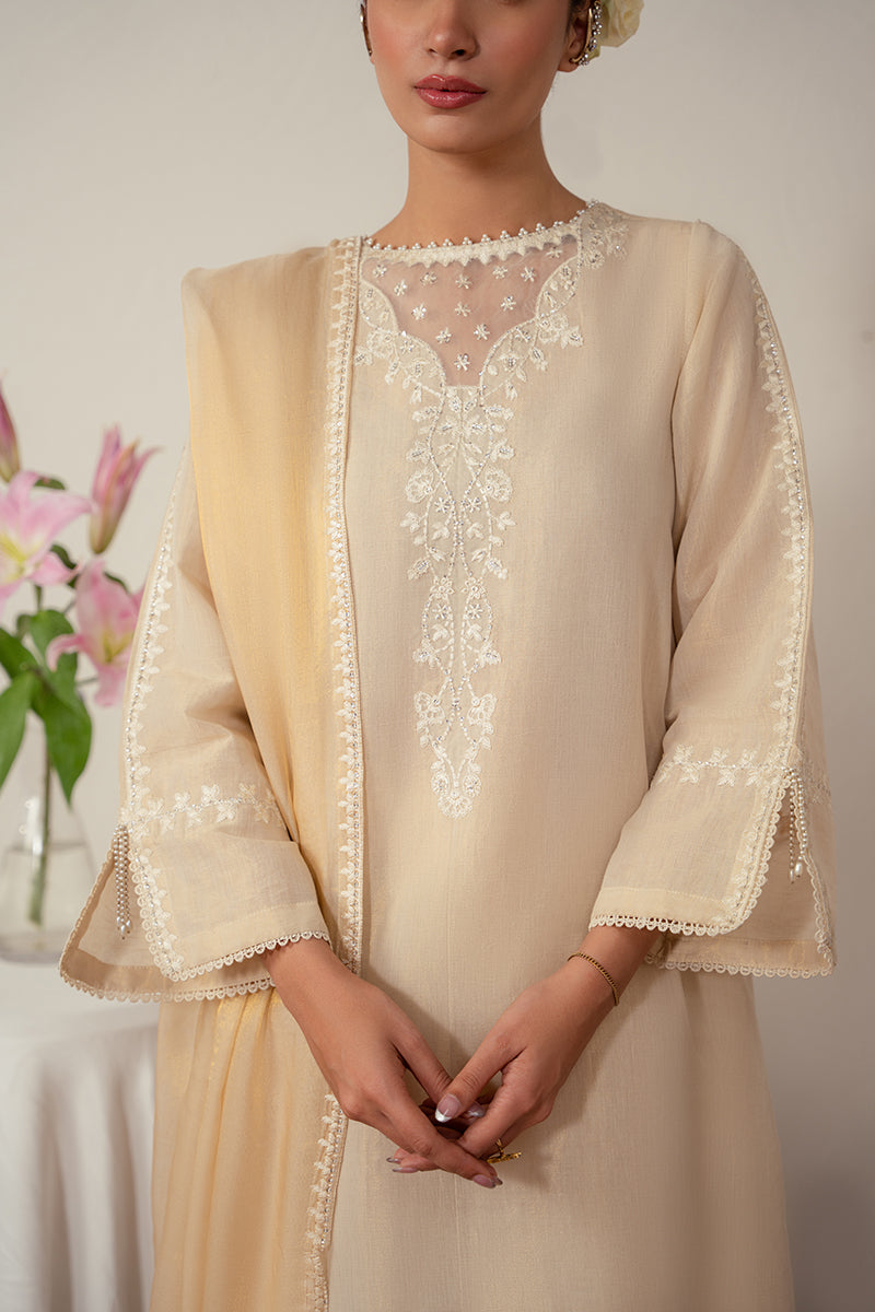 Cross Stitch | Eid Collection | PEARLED IVORY - House Of Anaya
