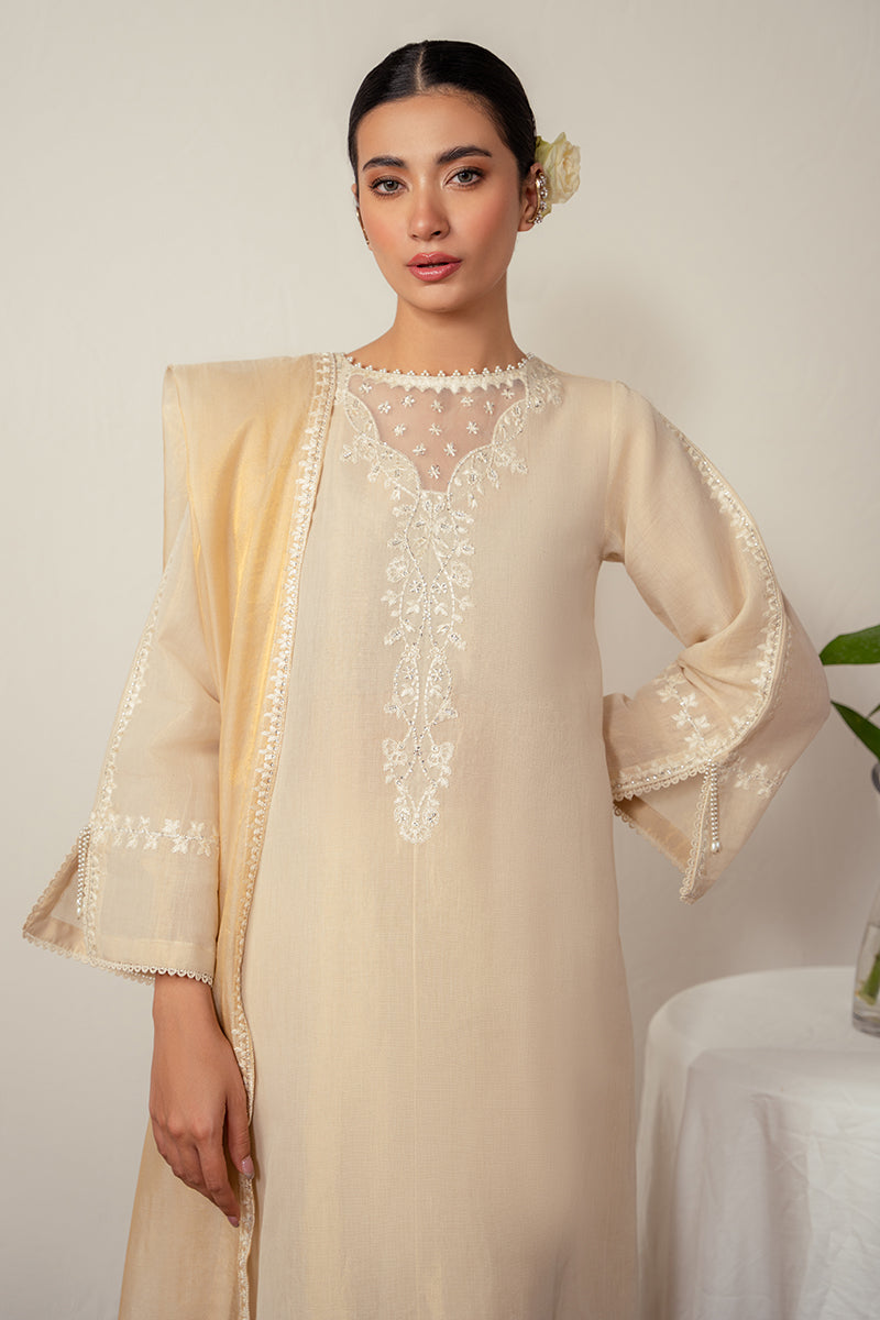 Cross Stitch | Eid Collection | PEARLED IVORY - House Of Anaya