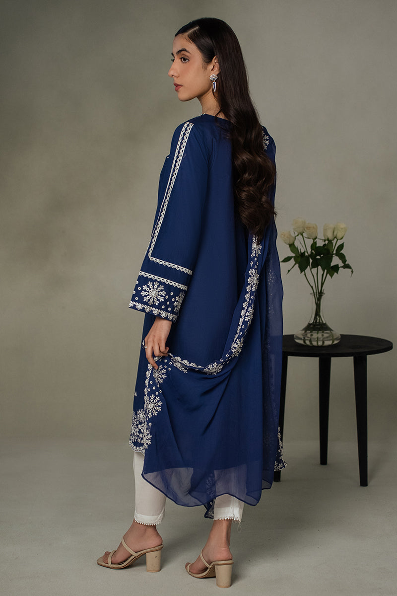 Cross Stitch | Eid Collection | MIDNIGHT BLUE - House Of Anaya