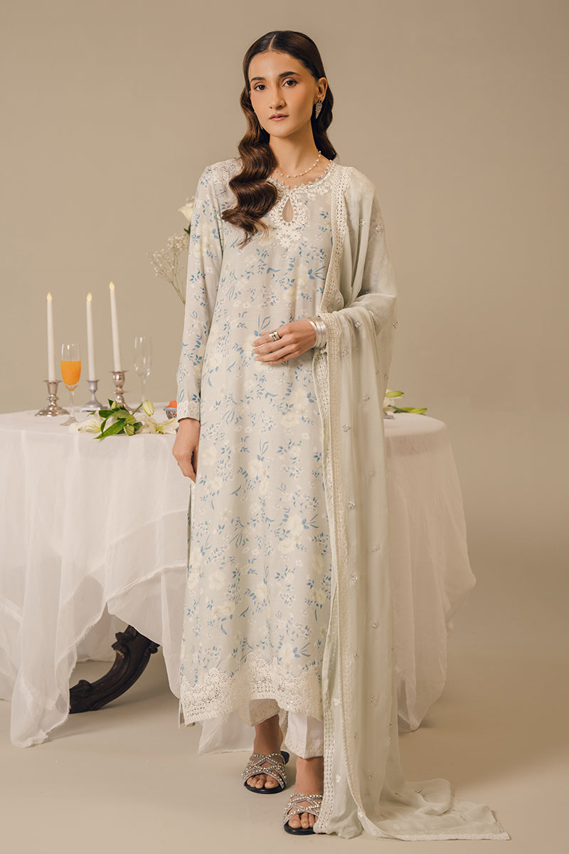 Cross Stitch | Eid Collection | PEARL BLUE - House Of Anaya