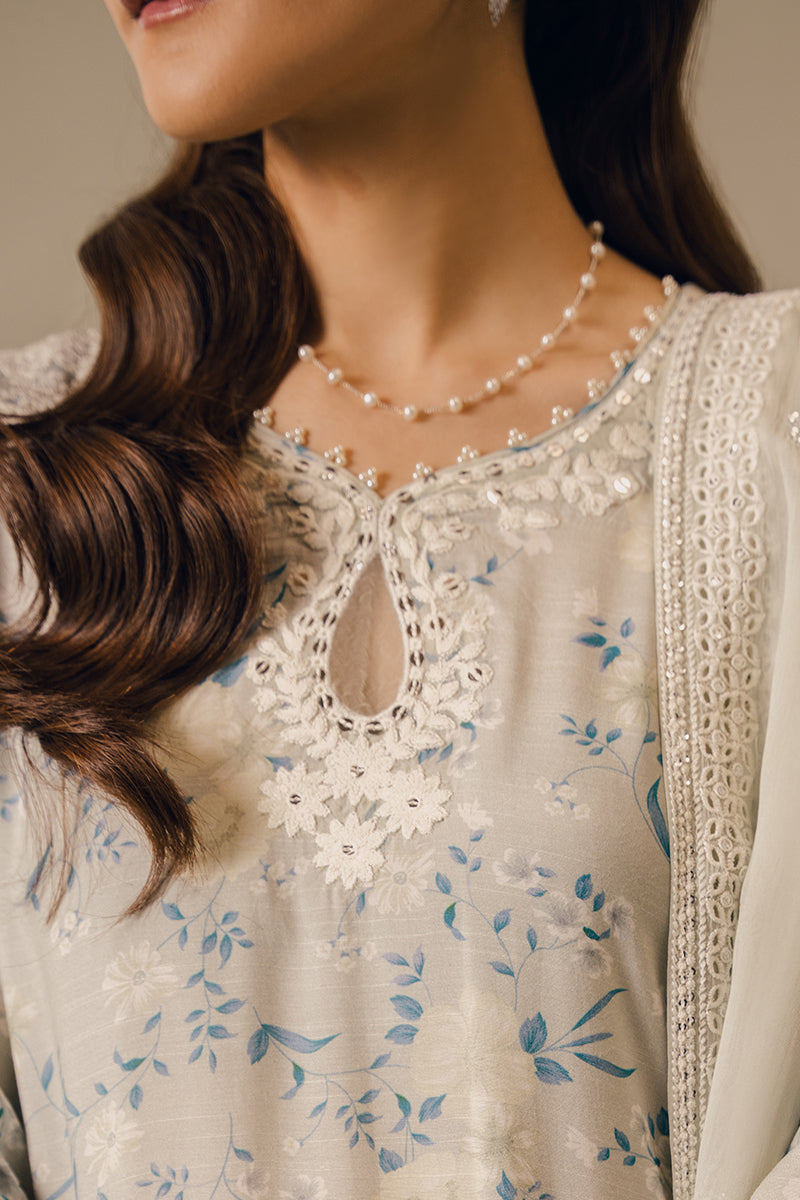 Cross Stitch | Eid Collection | PEARL BLUE - House Of Anaya
