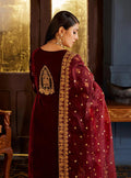 Zainab Chottani Embroidered Velvet 3Pc Suit D-03 ZIBA - House of Zarish