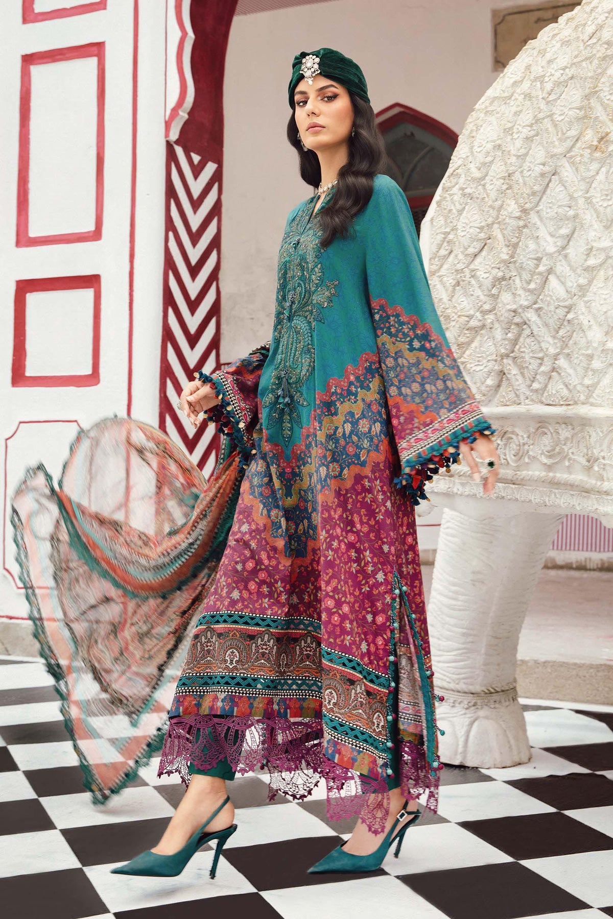Maria B | M Prints Winter 25 | MPT-2710-B