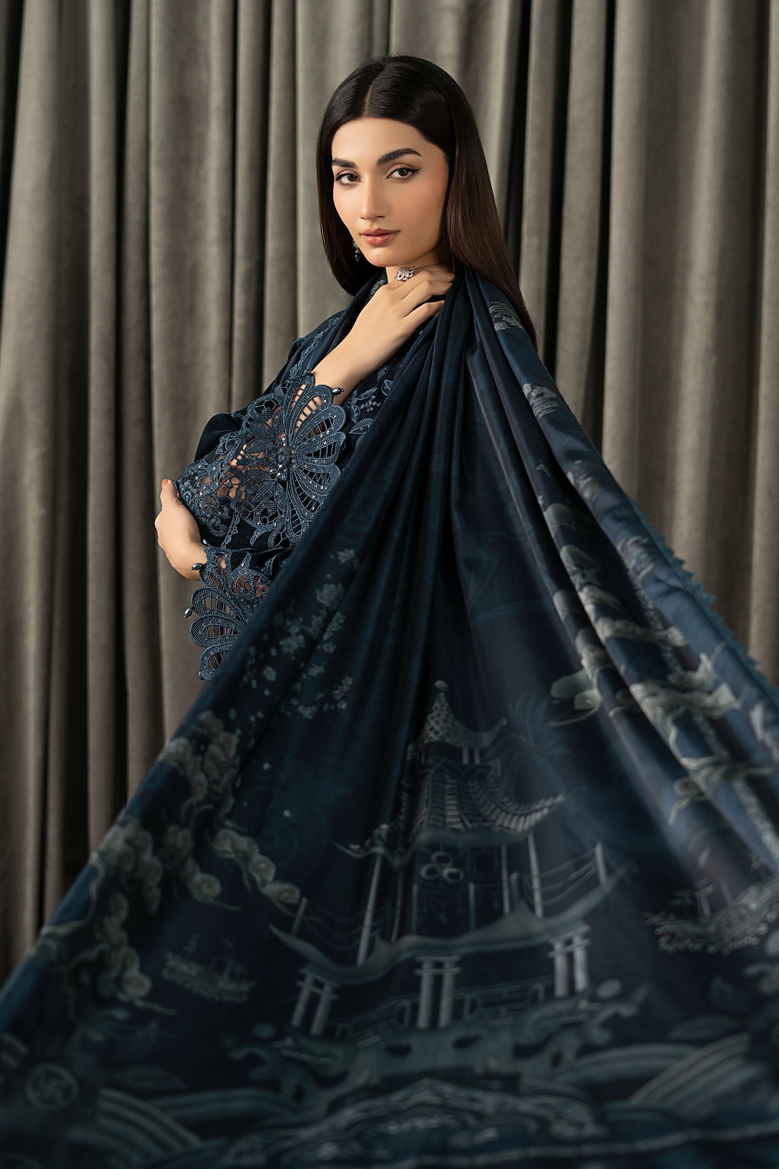 Maria B | Winter Luxe Pret 25 | WLS-1310-Teal