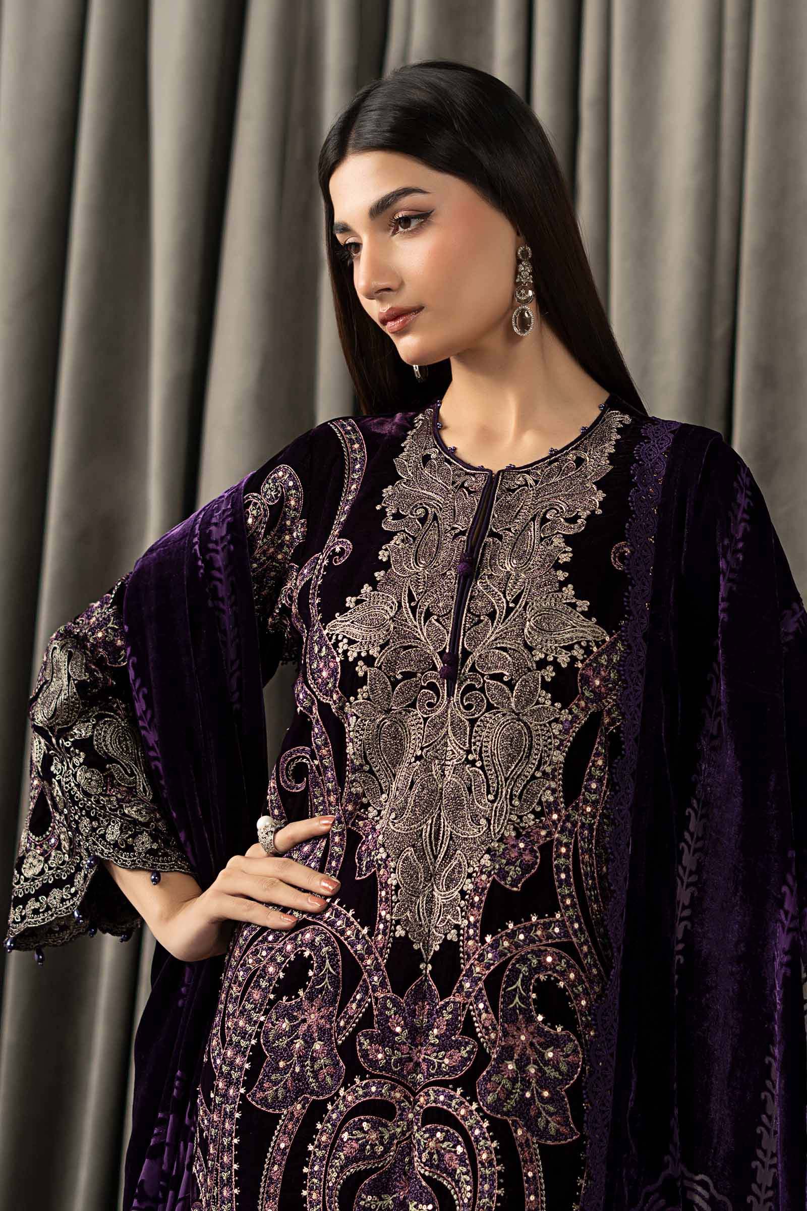 Maria B | Winter Luxe Pret 25 | WLS-1311-Purple