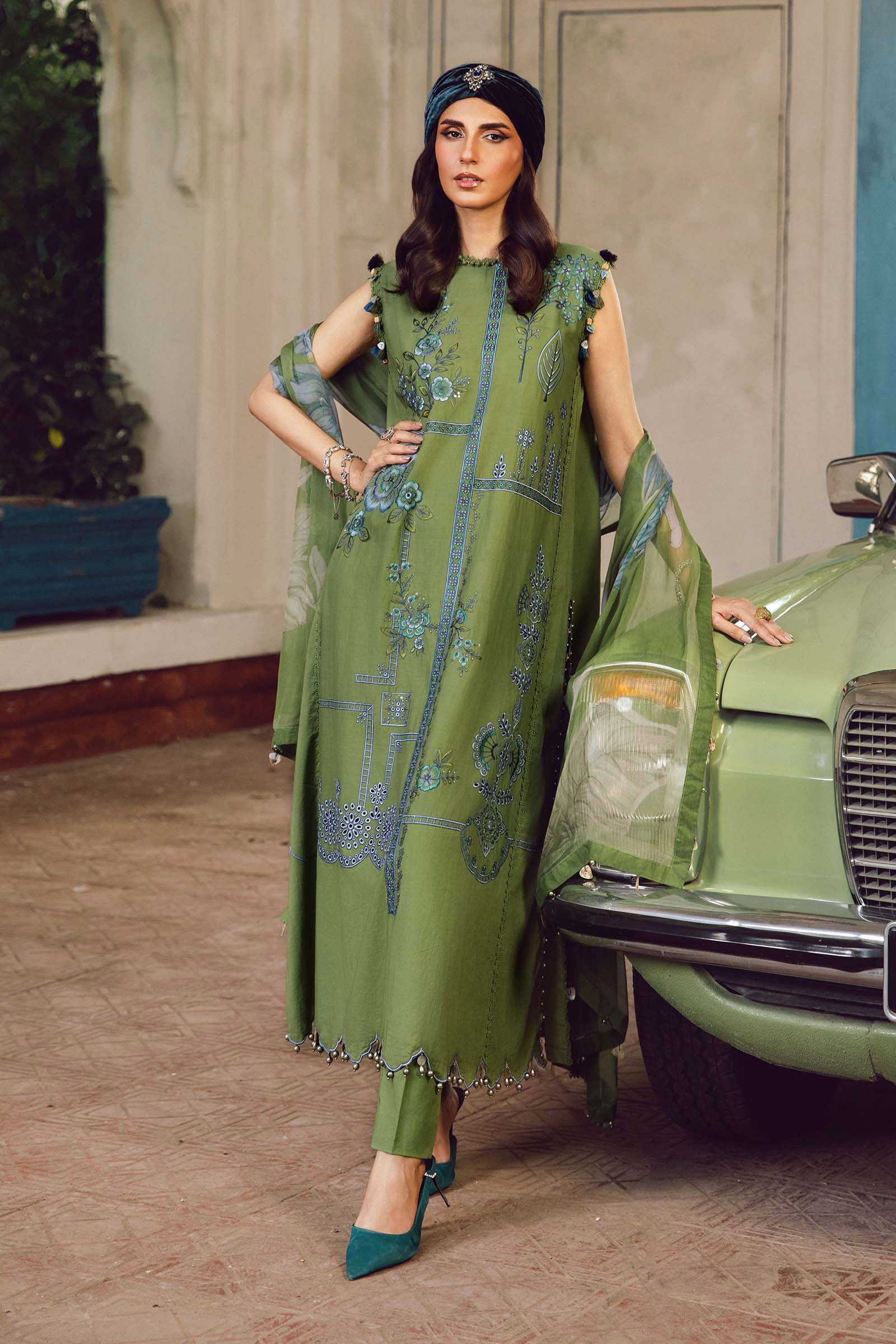 Maria B | M Prints Winter 25 |  MPT-2701-A
