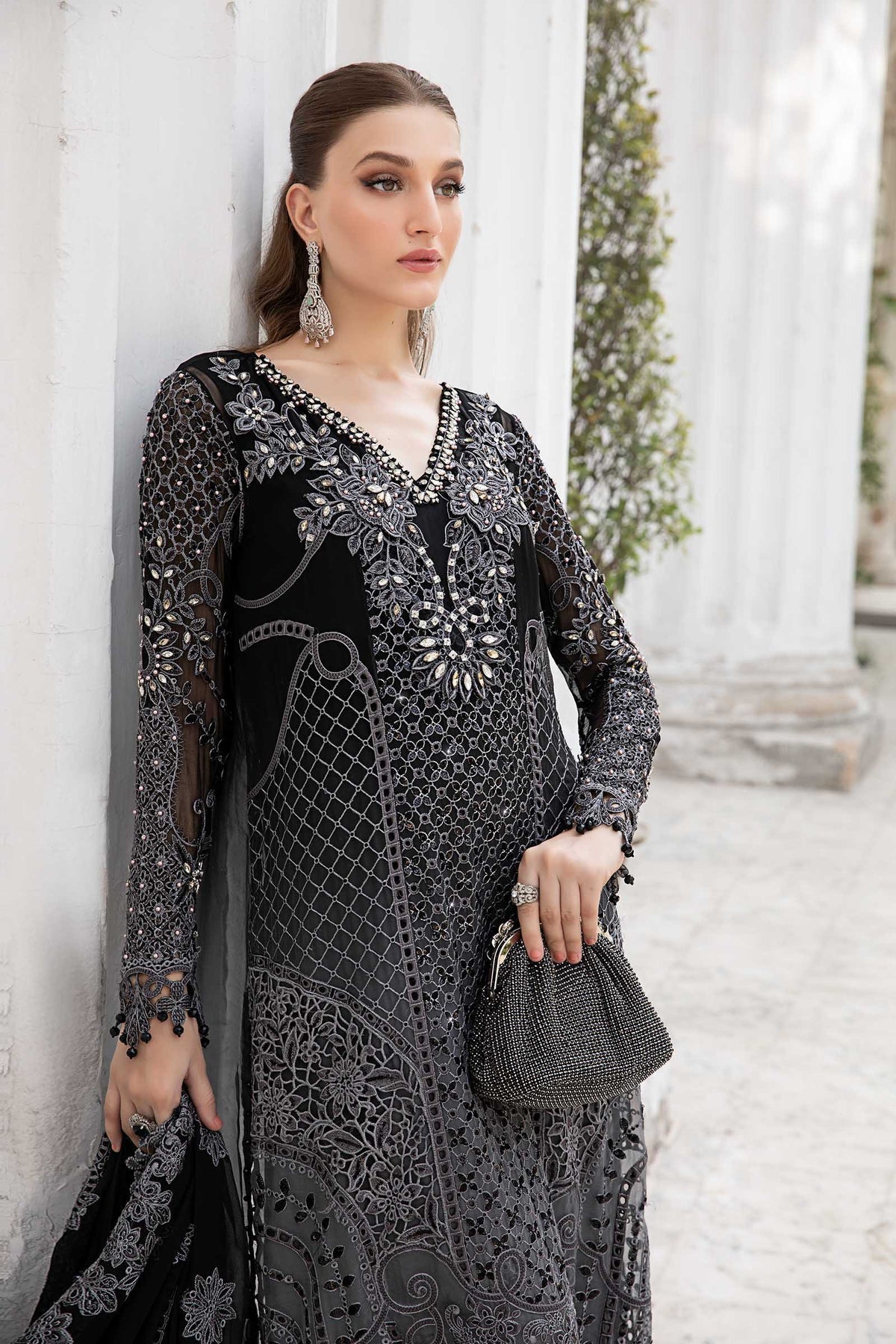 Maria B | Chiffon Formals 24 | Chiffon Suit | MPC-24-101