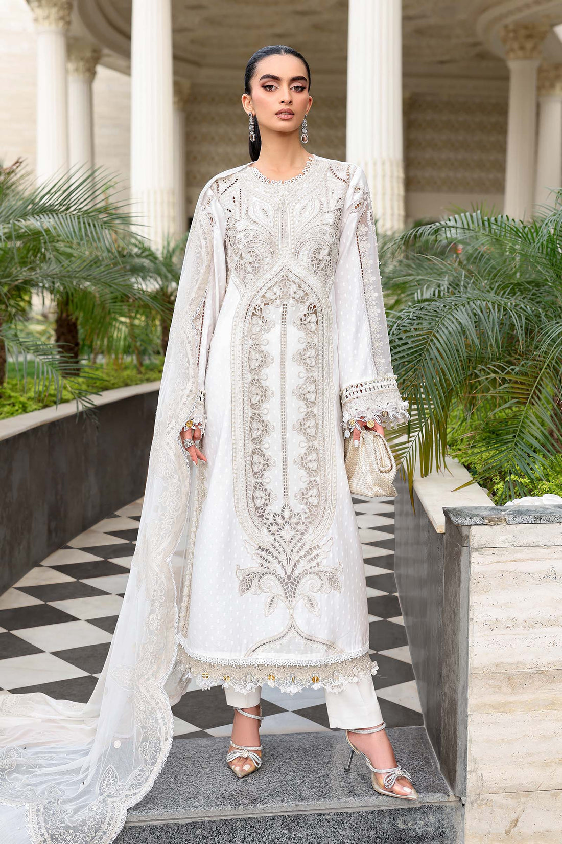 Maria B | Luxury Lawn 26 | 3 Piece Embroidered Jacquard Lawn Suit