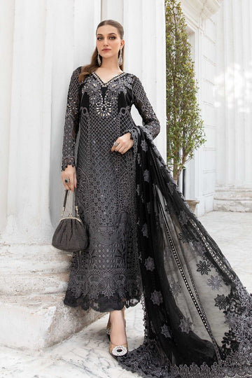 Maria B | Chiffon Formals 24 | Chiffon Suit | MPC-24-101 - House Of Anaya