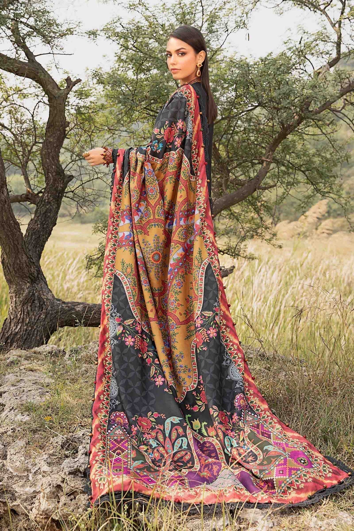 Maria B | M Prints Winter 24 | MPT-2402-B - House Of Anaya