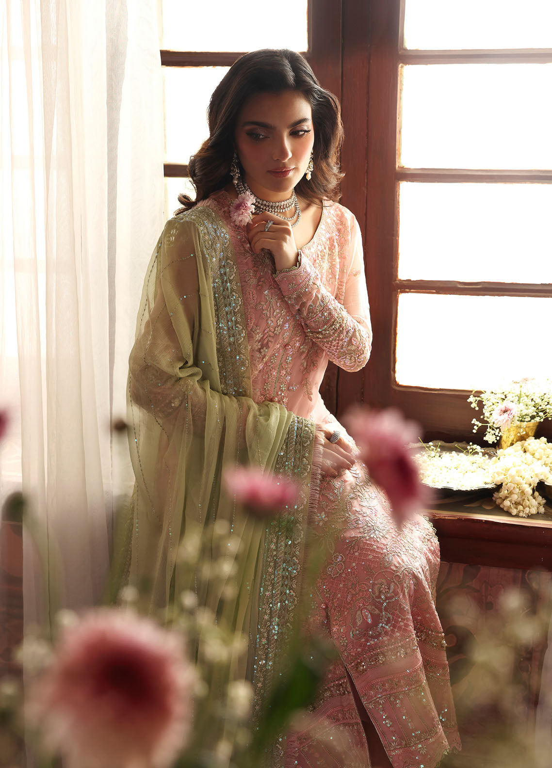 Gulaal | I Evayna Embroidered Chiffon | Layana