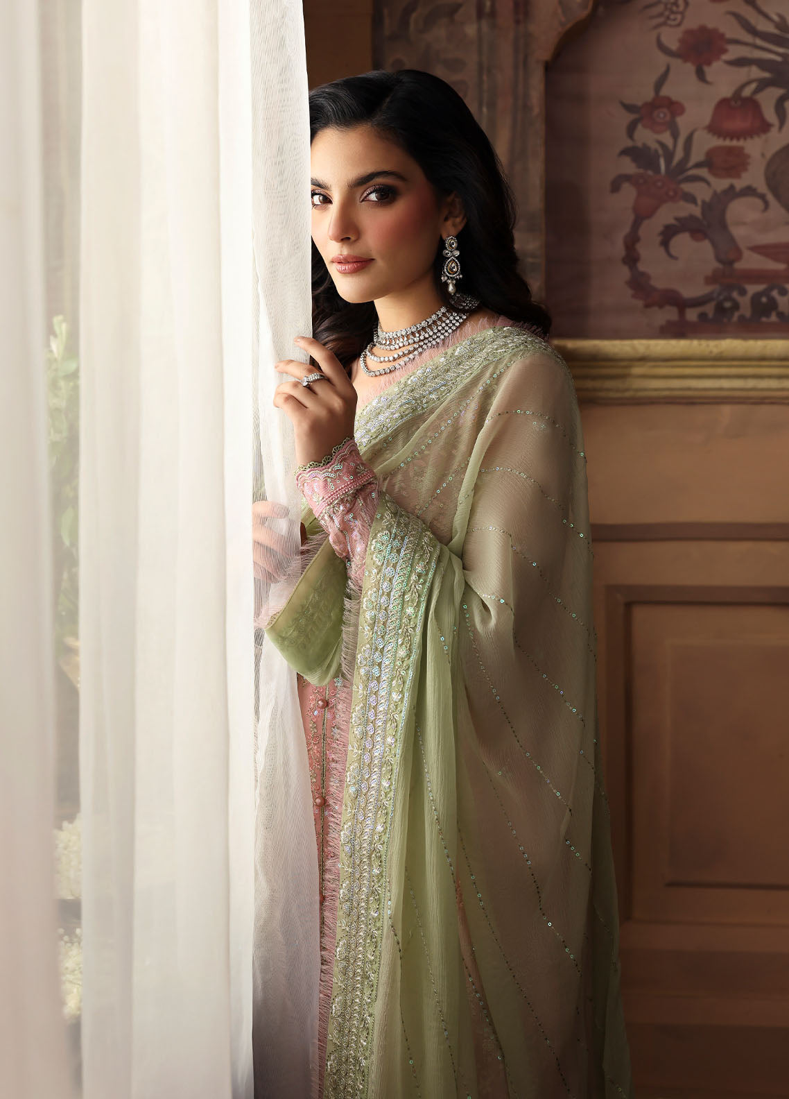 Gulaal | I Evayna Embroidered Chiffon | Layana