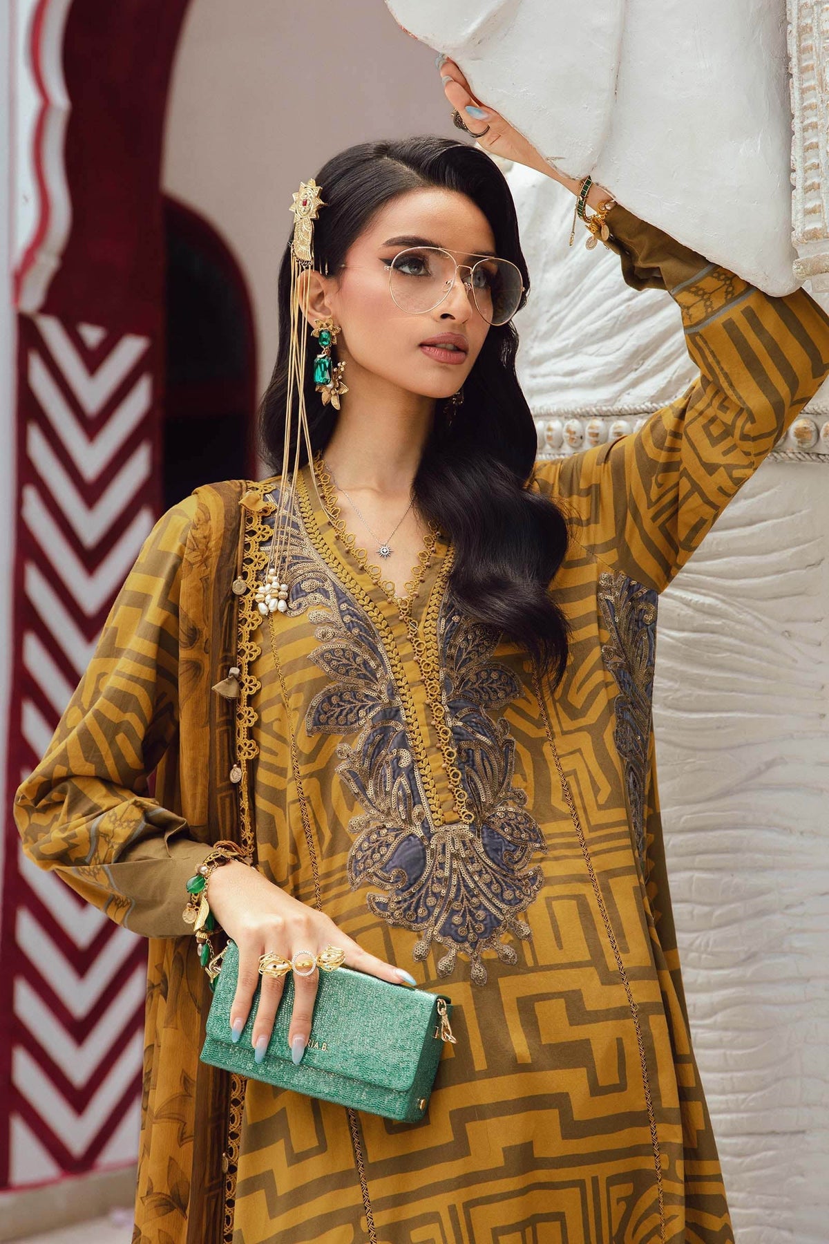 Maria B | M Prints Winter 25 | MPT-2703-A