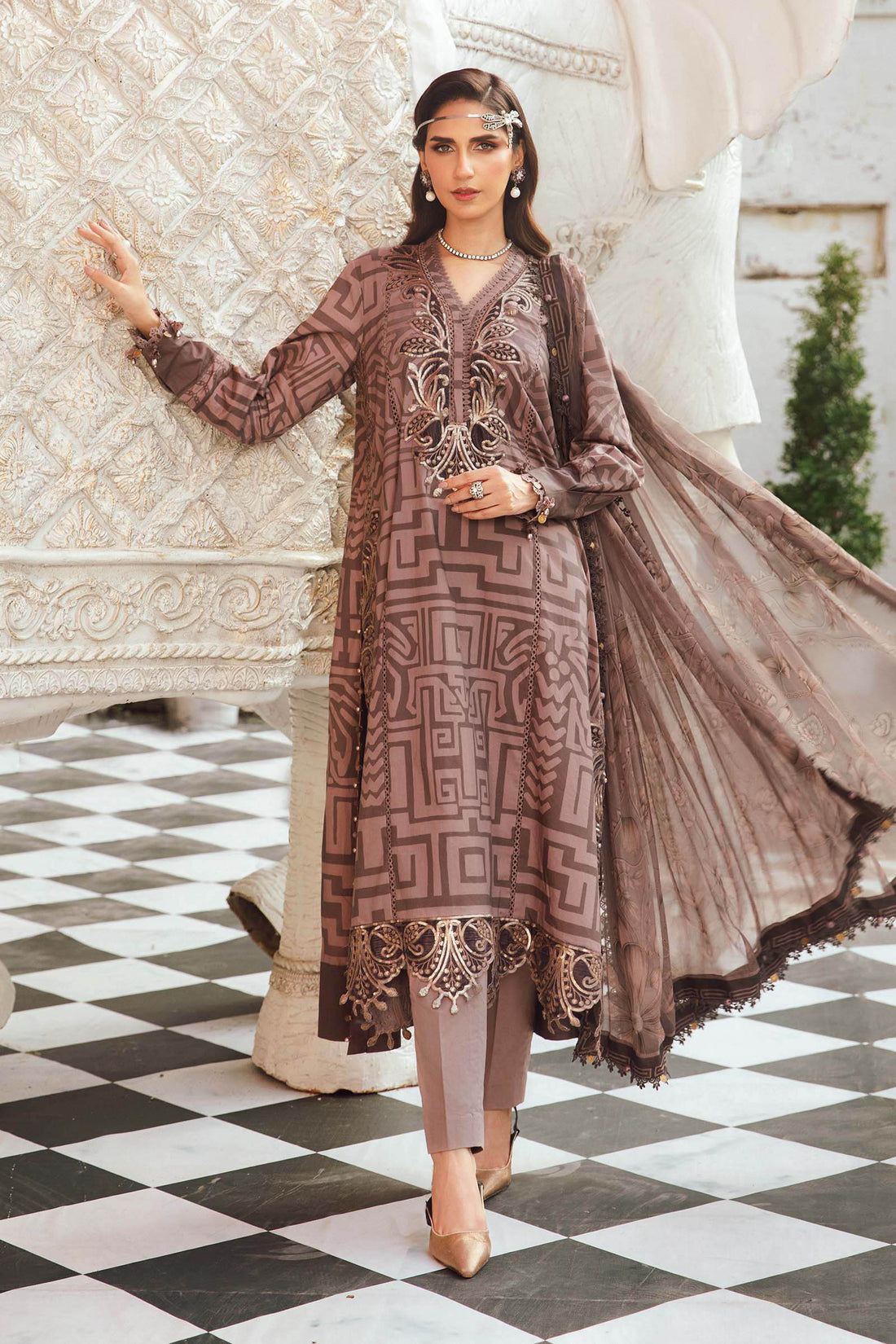 Maria B | M Prints Winter 25 | MPT-2703-B