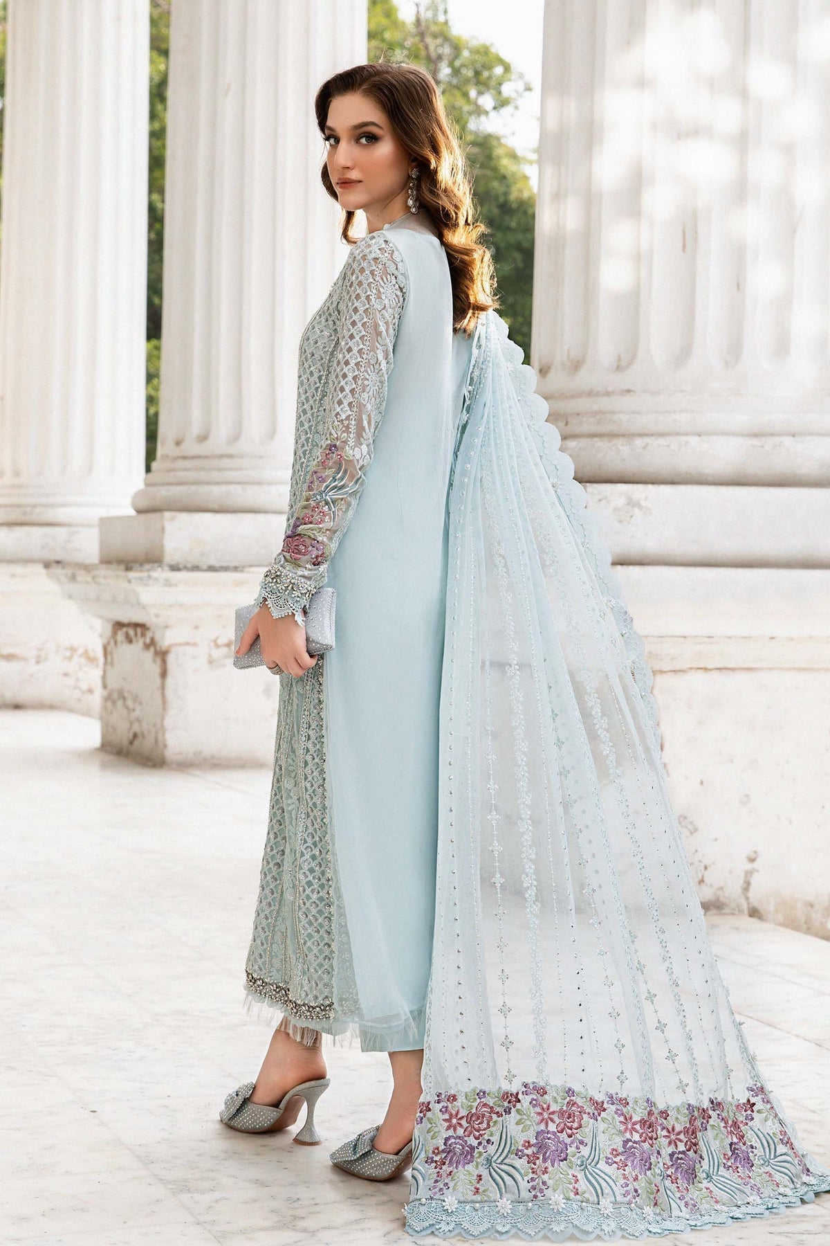 Maria B | Chiffon Formals 24 | Chiffon Suit | MPC-24-103 - House Of Anaya