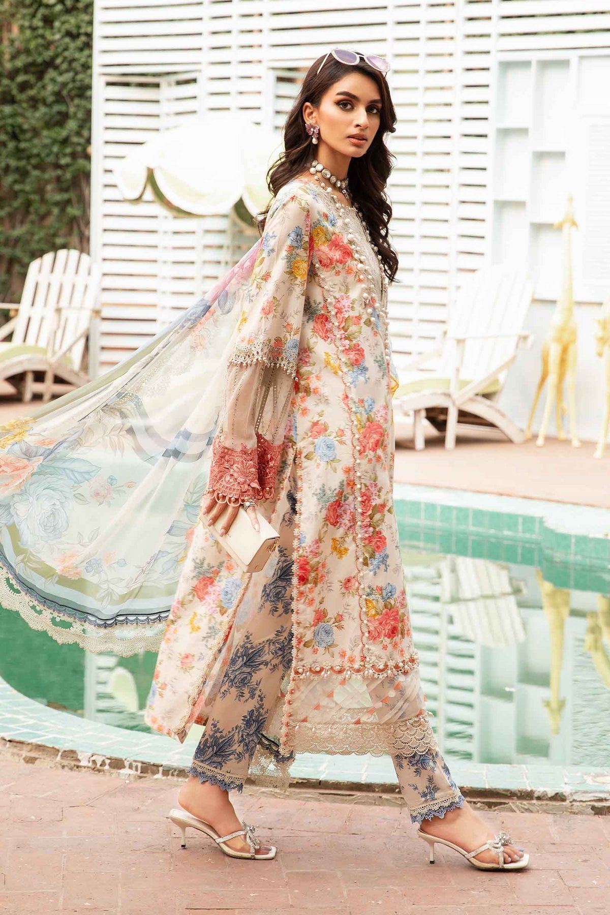 Maria.B | M Print Eid Edit | MPT-2204-A - House Of Anaya