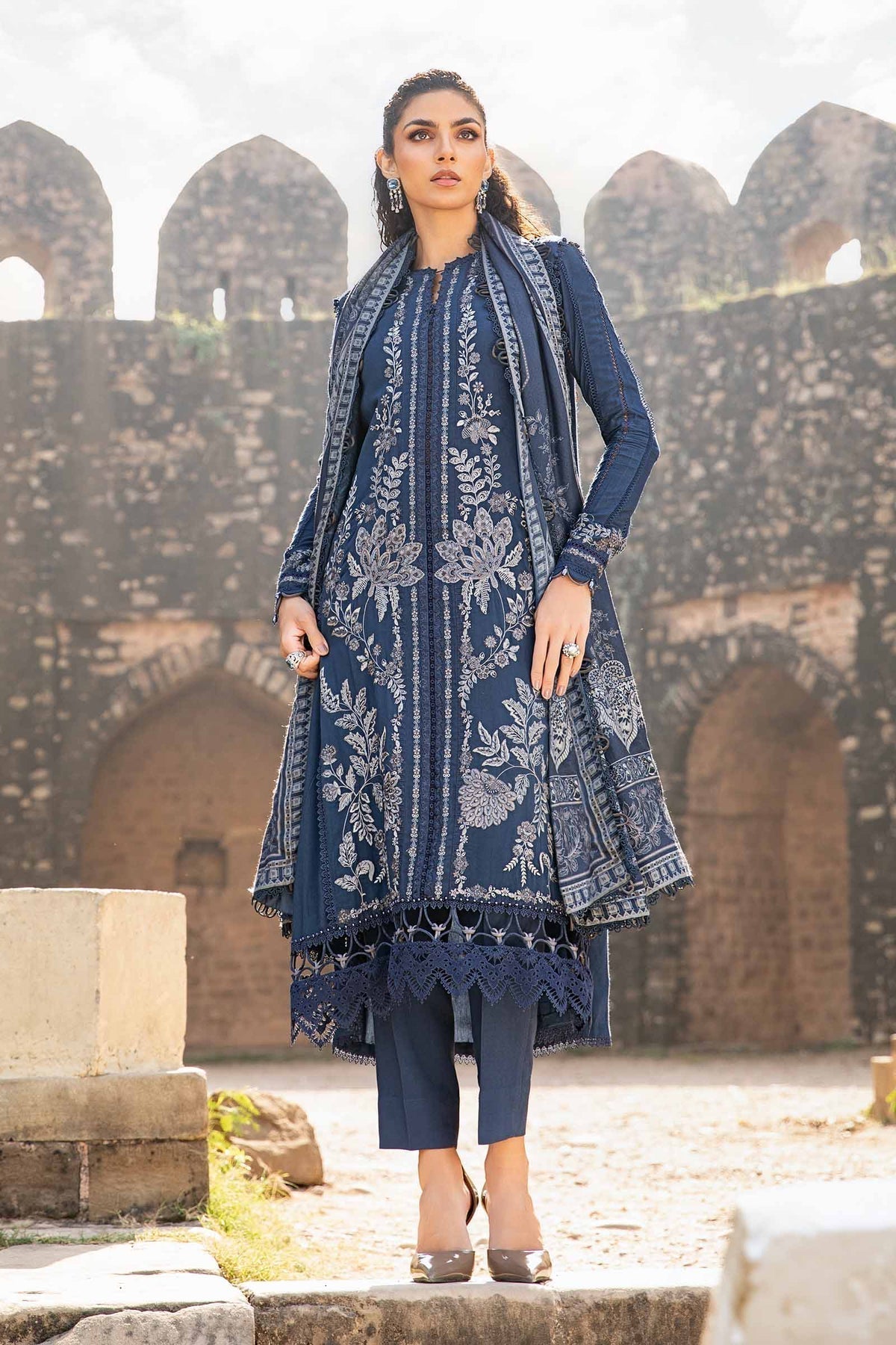 Maria B | M Prints Winter 24 | MPT-2404-B - House Of Anaya